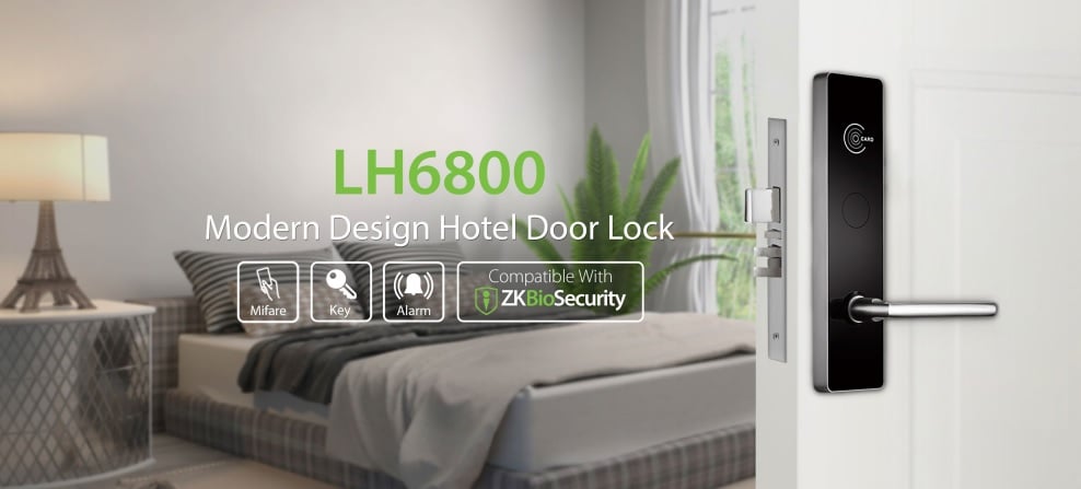 ZKTeco LH6800 Kartlı Otel Kapı Kilidi - Profesyonel Otel Kilit Yönetim Yazılımı